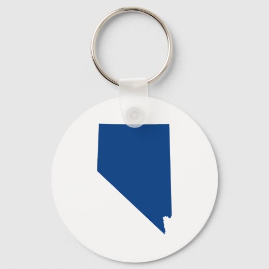 Porte-clés Nevada en bleu (Recto)