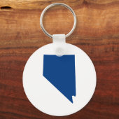 Porte-clés Nevada en bleu (Recto)