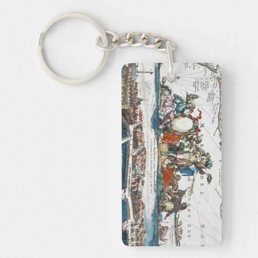 PORTE-CLÉS NEW AMSTERDAM, 1673 (Devant)