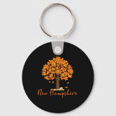 Porte-clés New Hampshire Fall Foliage Autumn Rustic Maple Oak (Recto)