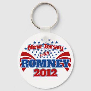 Porte-clés New Jersey avec Romney 2012