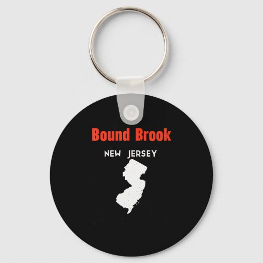 Porte-clés New Jersey Usa State America New Jerseyite Bound B (Recto)