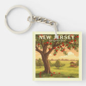 Porte-clés New Jersey vintage (Devant)