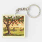 Porte-clés New Jersey vintage (Dos)