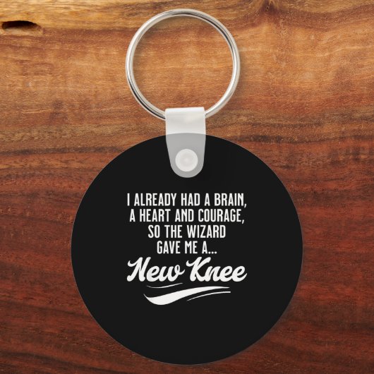 Porte-clés New Knee Funny Wizard Knee Replacement Surgery Rec (Recto)