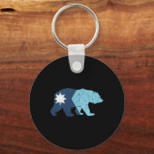 Porte-clés New Minnesota State Flag Bear (Recto)