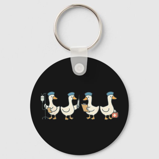 Porte-clés New nurse graduation goose school nursing  (Recto)