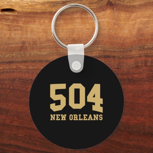 Porte-clés New Orleans Area Code 504 - Hometown Pride - Clic (Recto)