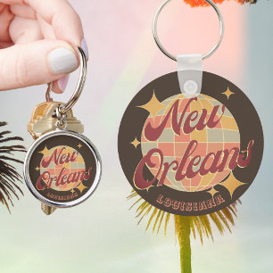Porte-clés New Orleans City Louisiana Retro Vintage