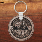 Porte-clés New Orleans Water Meter Cover modifier le texte (Recto)
