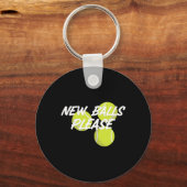 Porte-clés New Please Funny Tennis  (Recto)