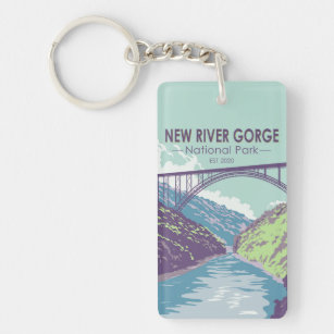 Porte-clés New River Gorge National Park West Virginia Bridge