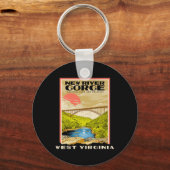 Porte-clés New River Gorge National Park West Virginia Raftin (Recto)