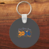 Porte-clés New Year Crew 2026 Fireworks Celebration  (Recto)