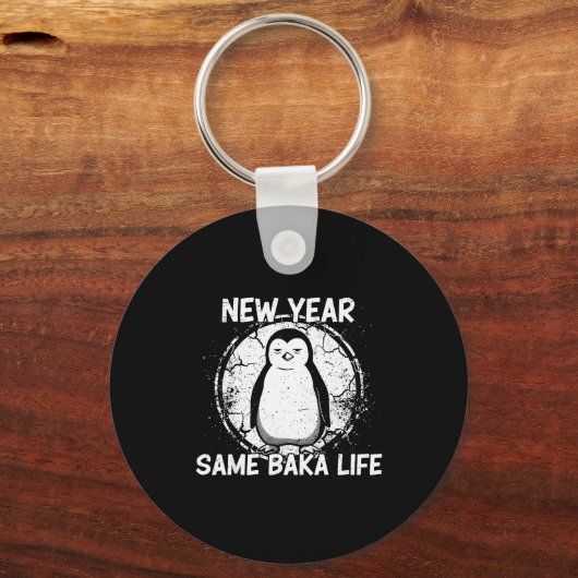 Porte-clés New Year Same Baka Life Baka Penguin (Recto)