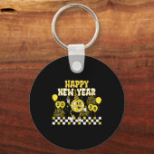 Porte-clés New Year's Eve Hello 2026 Happy New Year 2026 Disc (Recto)