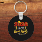 Porte-clés New Years Eve Party 2026 Fireworks Happy New Year  (Recto)