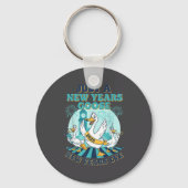 Porte-clés New Years Goose 2026 Celebration Fun  (Recto)