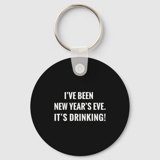 Porte-clés New Year's Party Gift Funny Drinking Tipsy Celebra (Recto)