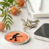 Porte-clés New York Boogie Nights Guitare Orange (Côté)