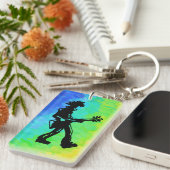 Porte-clés New York Boogie Nights Guitare Rainbow (Devant droit)