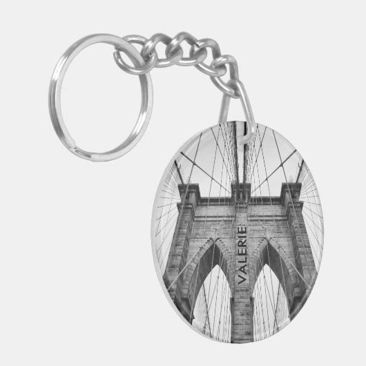 Porte-clés New York City Brooklyn Bridge Closeup (Devant gauche)