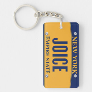 Porte-clés New York Empire State License Plate Art Custom