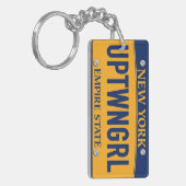 Porte-clés New York Empire State License Plate Art Custom Key (Devant gauche)