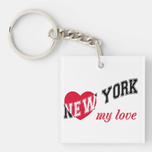 Porte-clés New York, mon amour (Devant)