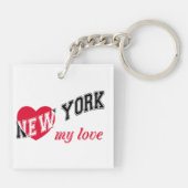 Porte-clés New York, mon amour (Dos)