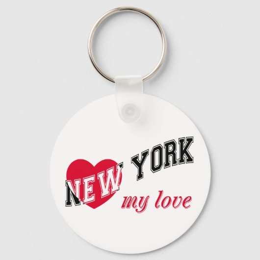 Porte-clés New York, mon amour (Recto)