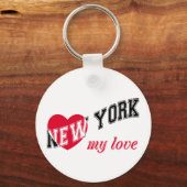 Porte-clés New York, mon amour (Recto)