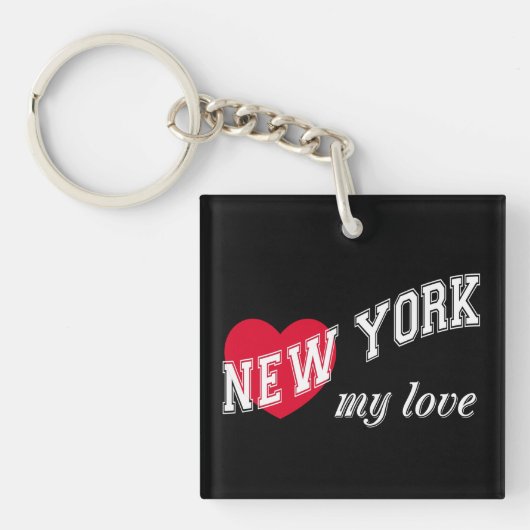 Porte-clés New York, mon amour (Devant)