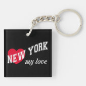 Porte-clés New York, mon amour (Dos)