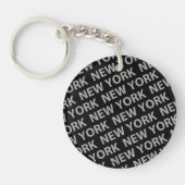 Porte-clés New York Motif Grey (Devant)