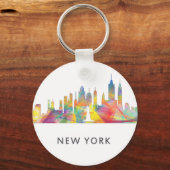 PORTE-CLÉS NEW YORK, NY SKYLINE WB1 - (Recto)