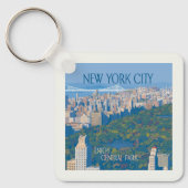 Porte-clés New York | Profitez de Central Park (Recto)