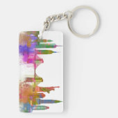 Porte-clés New York Skyline - Arc en ciel (Dos)