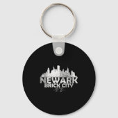 Porte-clés Newark New Jersey Nj Brick City Skyline (Recto)