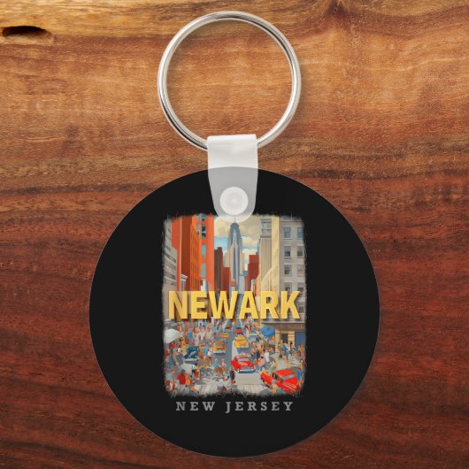 Porte-clés Newark New Jersey Nj Urban Energy Sd649 (Recto)