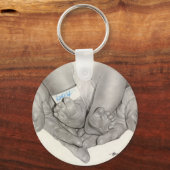 Porte-clés Newborn baby feet hands Keychain (Recto)