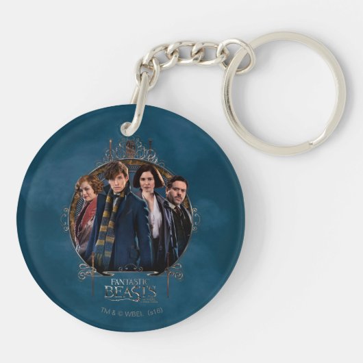 Porte-clés NEWT SCAMANDER™ et entreprise Art Nouveau Frame (Dos)