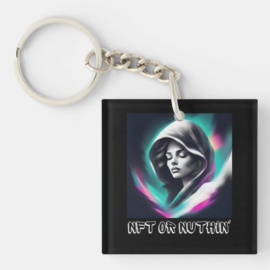 Porte-clés NFT ou Nothin’ - Bold Web3 & Crypto Enthousiaste (Devant)