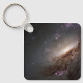 Porte-clés Ngc 4258 Sous Formation D'Étoiles Intenses. (Recto)