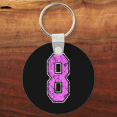 Porte-clés Nge Nk And Nk Number 8 Jersey Player Uniform #8  (Recto)