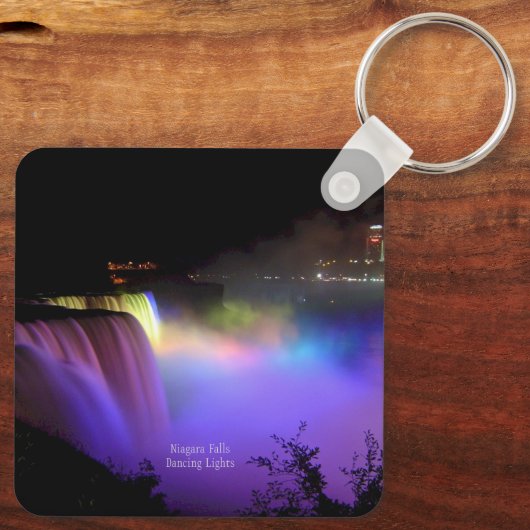 Porte-clés Niagara Falls, Dancing Lights, (Verso)
