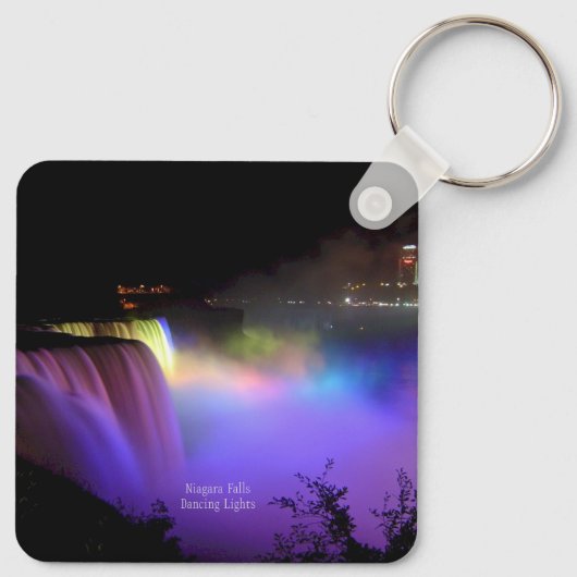 Porte-clés Niagara Falls, Dancing Lights, (Dos)