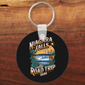 Porte-clés Niagara Falls Road Trip 2025 - Vacances d'été (Recto)