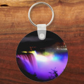 Porte-clés Niagara-Falls-sous-projecteurs-la nuit (Recto)