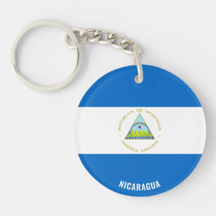 Porte-clés Nicaragua Drapeau charmant patriotique